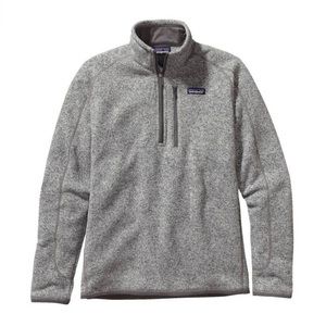 Patagonia Better Sweater 1/4 Zip Fleece - Gray - Men's Size Large